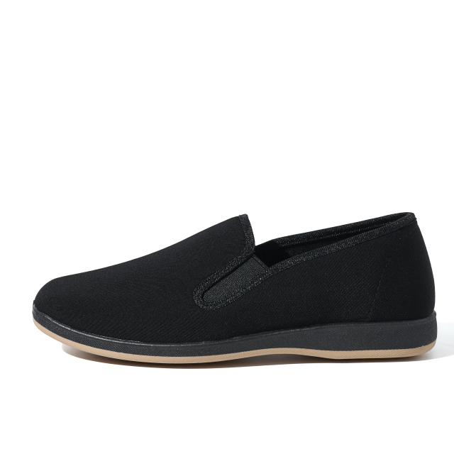 Wholesale Scratch-proof Work Shoes for Man Black Uniform Shoes for Hotel Staff Oriental Minimalist Slippers Support OEM/ODM
