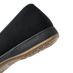 Wholesale Scratch-proof Work Shoes for Man Black Uniform Shoes for Hotel Staff Oriental Minimalist Slippers Support OEM/ODM