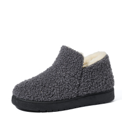 Wholesale Women's Warm Knit Bootie Slippers Memory Foam Comfy Suede Fluffy Faux Fur Memory Foam Boots Winter Outdoor Shoes