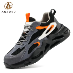 Factory Wholesale of New Anti-drop, Anti-puncture Work Shoes and Anti-slip Men's Safety Shoes