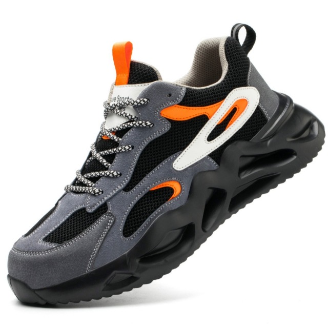 Factory Wholesale of New Anti-drop, Anti-puncture Work Shoes and Anti-slip Men's Safety Shoes