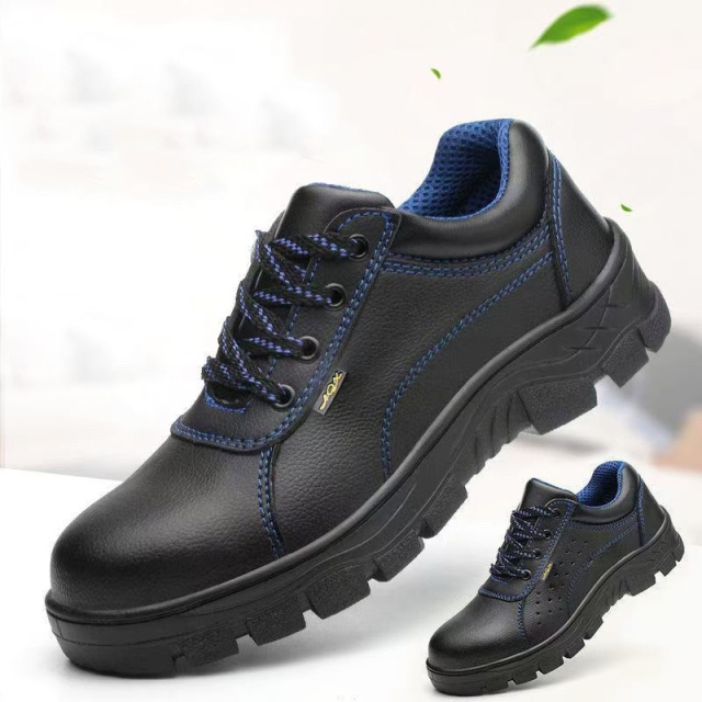 Factory Wholesale of New European Anti-crush and Wear-resistant Work Shoes and Comfortable Men's Safety Shoes