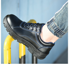 Factory Wholesale of New European Anti-crush and Wear-resistant Work Shoes and Comfortable Men's Safety Shoes