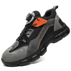 Outdoor Stab-proof Non-slip Work Shoes Steel Head Men's Breathable Wear-resistant Site Safety Shoes