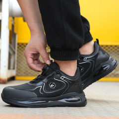 Fashionable Breathable High Quality Work Shoes Stab-proof Wear-resistant Men's Non-slip Safety Shoes