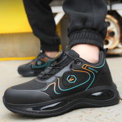 Fashionable Breathable High Quality Work Shoes Stab-proof Wear-resistant Men's Non-slip Safety Shoes