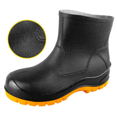 High-top Acid and Alkali Resistant Safety Shoes for Factories, Construction Shoes, Men's High-top Safety Shoes