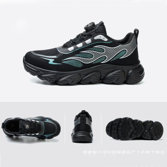 Outdoor Stab-proof Non-slip Road Work Shoes Steel-tipped Men's Wear-resistant Site Safety Shoes
