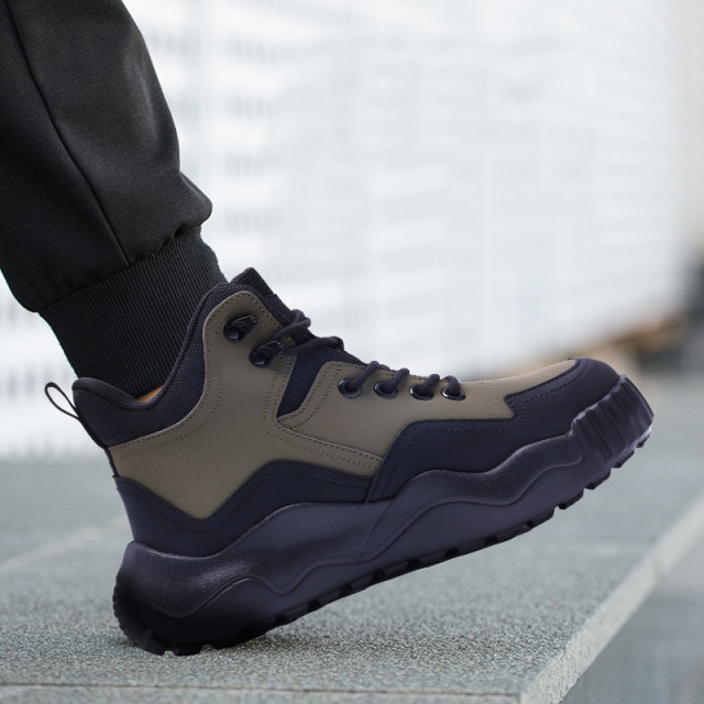 Men Stock Non-slip Steel Head Wear-resistant Work Shoes Steel Head Anti-smash Men's Safety Shoes