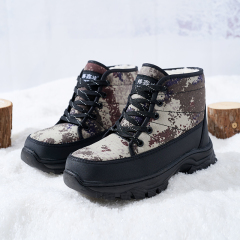 Fashionable Men's Waterproof Classic Winter Boots Shoes Factory Direct Outdoor Warm Plush Winter Snow Boots