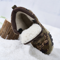 BAIRUILUN Men's Cool Camouflage Classic Winter Shoes Factory Direct Thick-soled Outdoor Warm Plush Winter Snow Boots