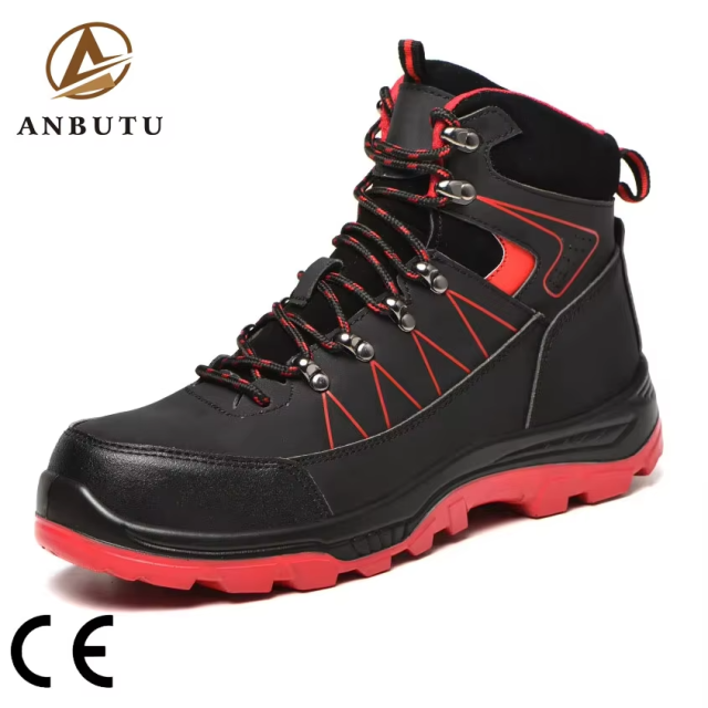 Support Custom Non-slip Steel Head Safety Shoes Steel Head Anti-fall and Stab-proof Men's Safety Shoes