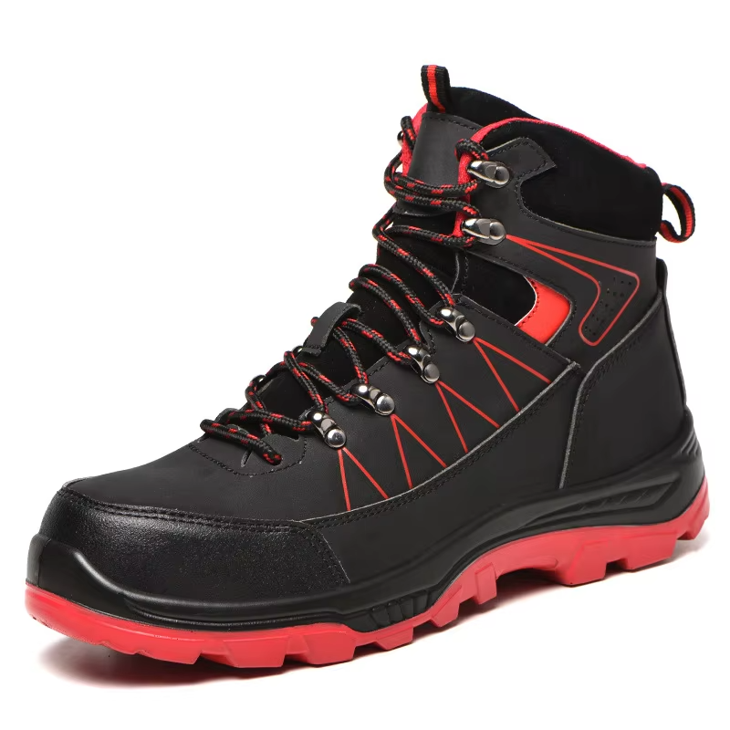 Support Custom Non-slip Steel Head Safety Shoes Steel Head Anti-fall and Stab-proof Men's Safety Shoes