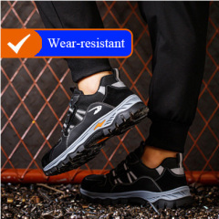 Support Custom Breathable Work Shoes Stab-proof Wear-resistant Men's and Women's Non-slip Safety Shoes