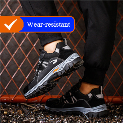 Support Custom Breathable Work Shoes Stab-proof Wear-resistant Men's and Women's Non-slip Safety Shoes