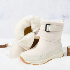 BAIRUILUN NEW Custom Logo Waterproof Fashion Winter Snow Boots Trendy Women Anti-slip Casual Casual Winter Boots Shoes