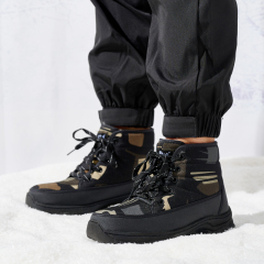 Fashionable Men's Waterproof Classic Winter Boots Shoes Factory Direct Outdoor Warm Plush Winter Snow Boots