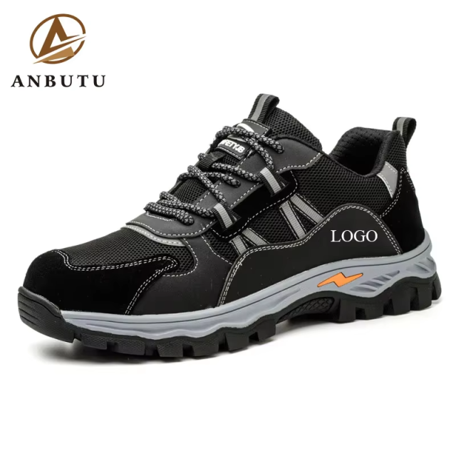 Support Custom Breathable Work Shoes Stab-proof Wear-resistant Men's and Women's Non-slip Safety Shoes