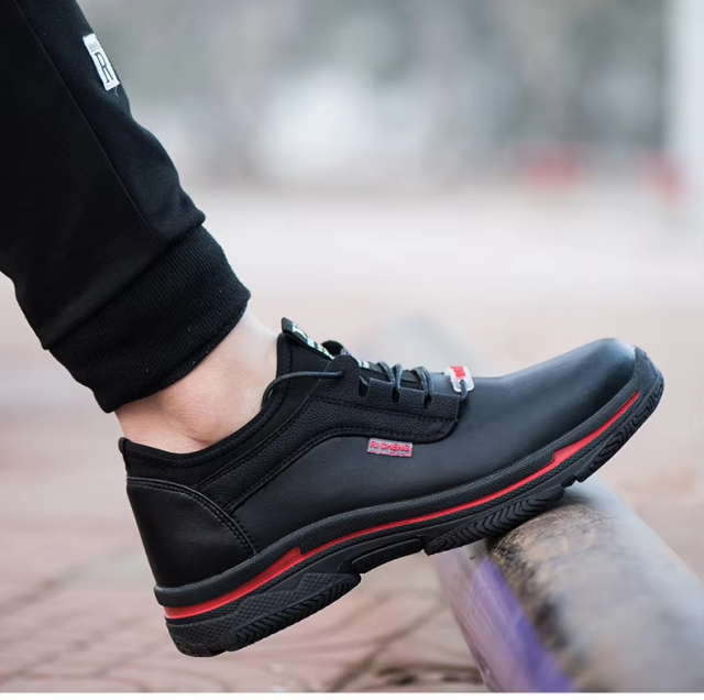 Shoes & Accessories Functional Shoes Safety Shoes Industrial Safety Work Shoes Non-slip Leisure Safety Shoes Plastic Steel Head Anti-smash and Stab Safety Shoes