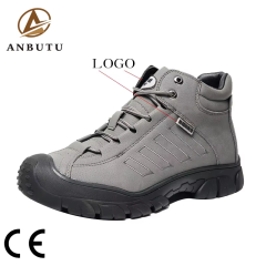 Brand Winter Men's Cowhide Anti-smash and Anti-puncture Insulation 6kv Safety Shoes Site Safety Work Shoes