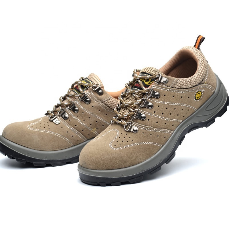 New Style Summer Breathable Industrial Work Steel Toe Unisex Welding Safety Shoes Microfiber Upper Material
