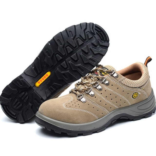 New Style Summer Breathable Industrial Work Steel Toe Unisex Welding Safety Shoes Microfiber Upper Material