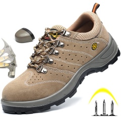 New Style Summer Breathable Industrial Work Steel Toe Unisex Welding Safety Shoes Microfiber Upper Material