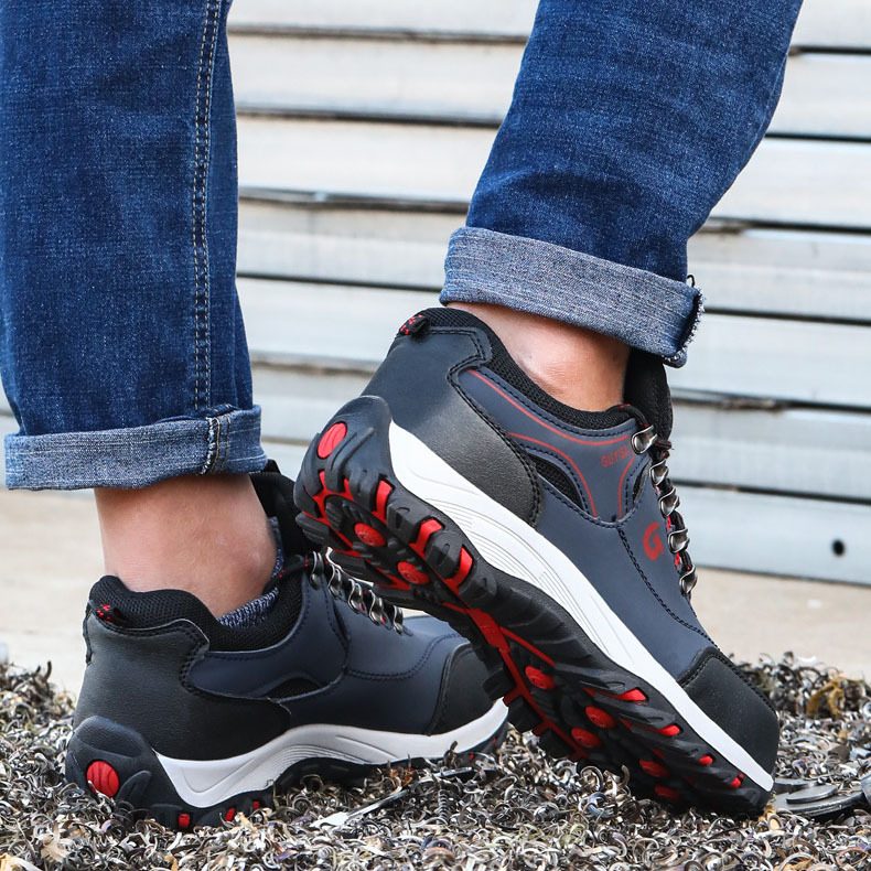 Fashionable High Quality Non-slip Safety Shoes Widened Steel Head Anti-smash and Stab Men's Casual Safety Shoes