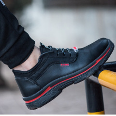 Shoes & Accessories Functional Shoes Safety Shoes Industrial Safety Work Shoes Non-slip Leisure Safety Shoes Plastic Steel Head Anti-smash and Stab Safety Shoes