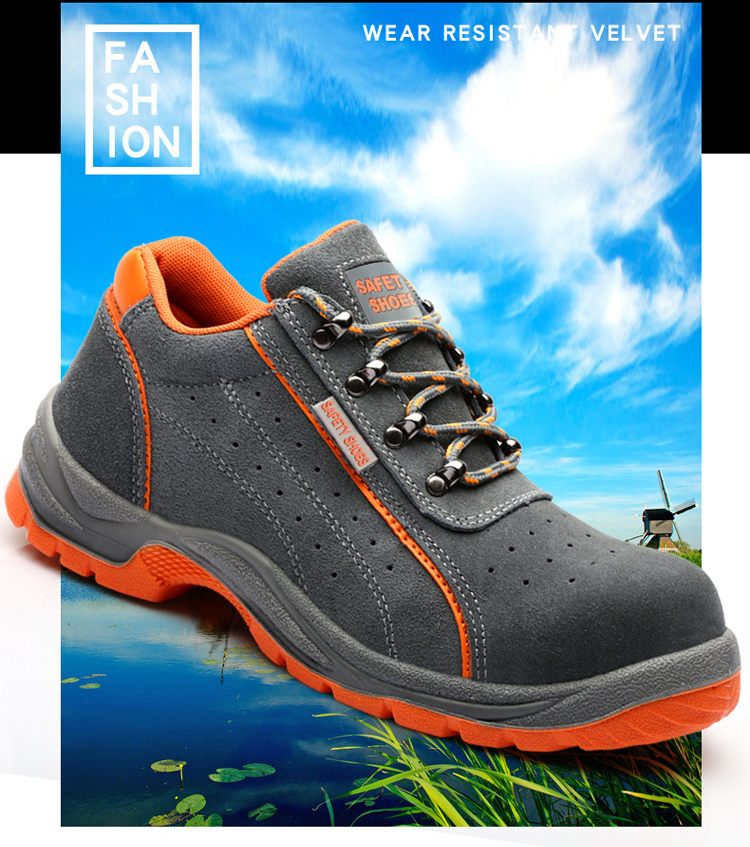 Working Shoes for Industrial Safety slip Resistant Safety Shoes 6inch Achille Brand Steel Toe Safety Shoes for Work