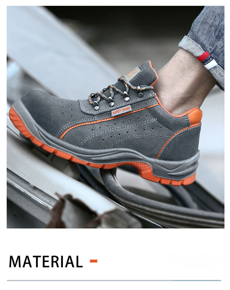 Working Shoes for Industrial Safety slip Resistant Safety Shoes 6inch Achille Brand Steel Toe Safety Shoes for Work