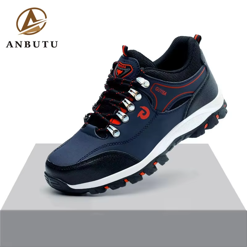 Fashionable High Quality Non-slip Safety Shoes Widened Steel Head Anti-smash and Stab Men's Casual Safety Shoes