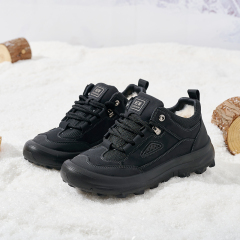 Wholesale Premium Men's Autumn/Winter Shoes Lightweight Lined Thermal High-Top Sneakers with Anti-Slip & Metal Lace Hardware