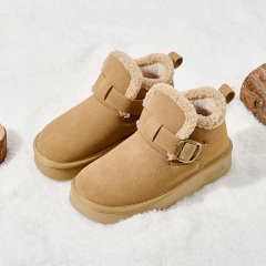 Fashion Casual Classic Winter Leather Women's Snow Boots Winter New Customizable Thick Warm Winter Shoes Boots for Women