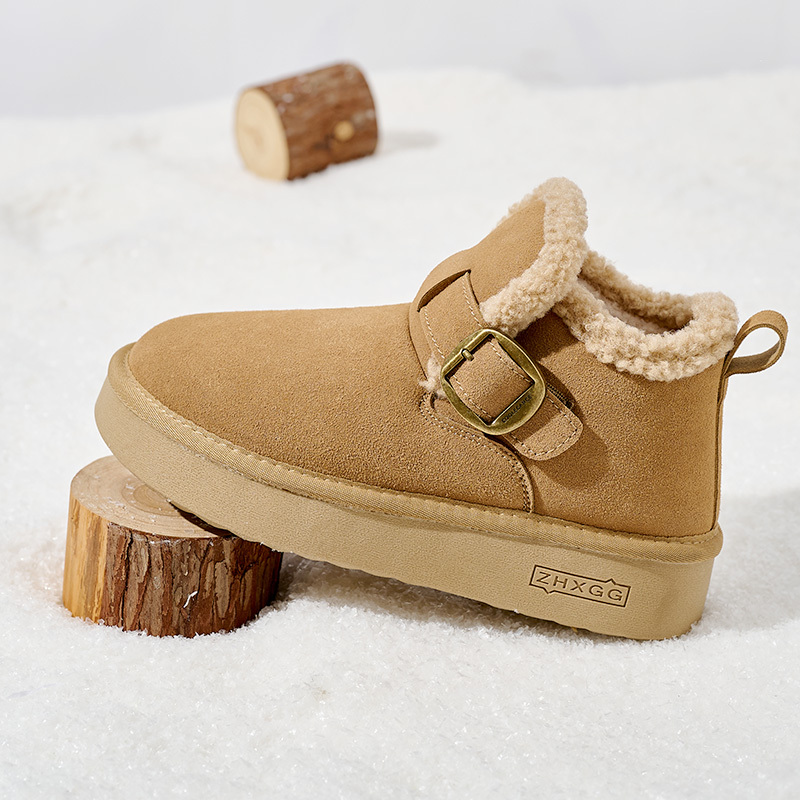 Fashion Casual Classic Winter Leather Women's Snow Boots Winter New Customizable Thick Warm Winter Shoes Boots for Women