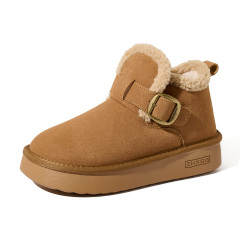 Fashion Casual Classic Winter Leather Women's Snow Boots Winter New Customizable Thick Warm Winter Shoes Boots for Women
