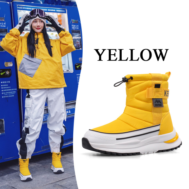 Fashionable Anti-slip Winter Snow Skiing Boots Women's New Style Warm Wear-resistant Sport Winter Boots for Women