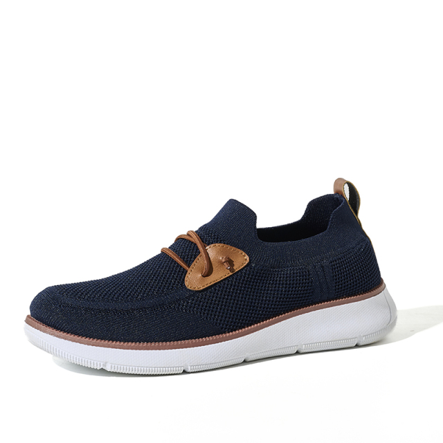 Support OEM Customization Men's Mesh Casual Shoes Wide Toe Men's Shoes Outdoor Walking Style Wholesale Sneakers for Men