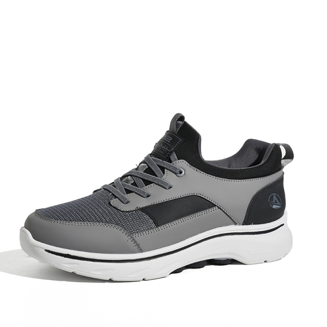 BAIRUILUN Men Breathable Summer Mesh Shoes Wholesale High Quality Flat Comfortable Non-slip Soft Sole Walking Skateboard Shoes