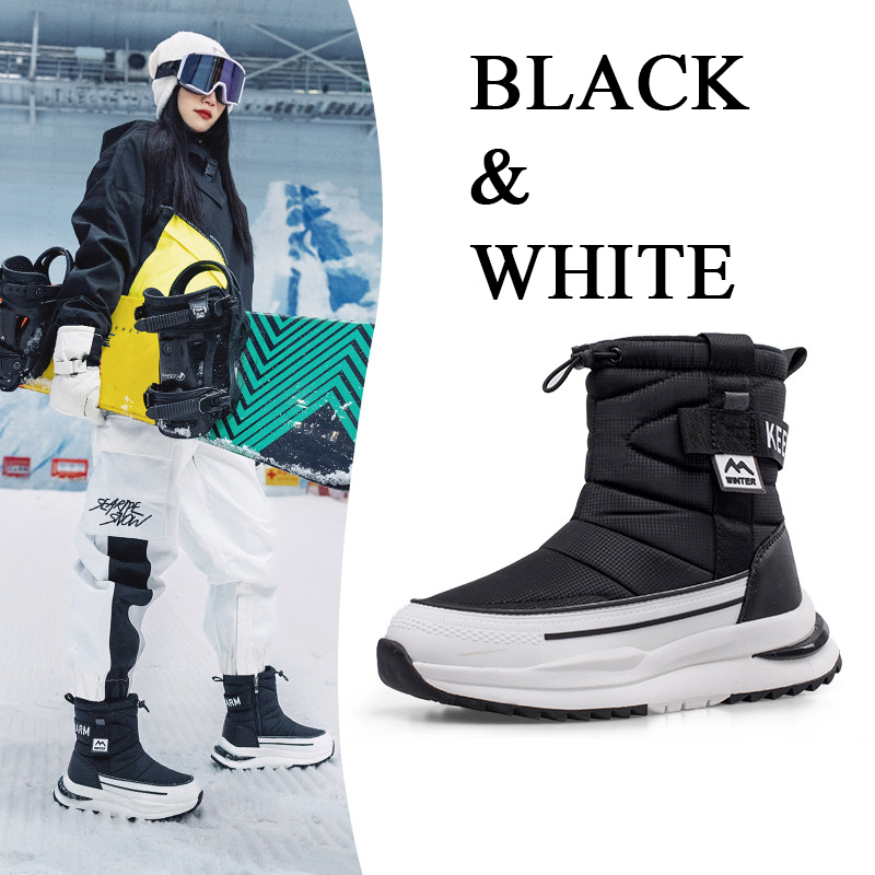 Fashionable Anti-slip Winter Snow Skiing Boots Women's New Style Warm Wear-resistant Sport Winter Boots for Women