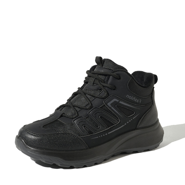 BAIRUILUN Custom Men's Winter Hiking Snow Boots 38-46 Large Size Warm Winter Boots Anti-Slip Thick Sole Casual Outdoor Footwear