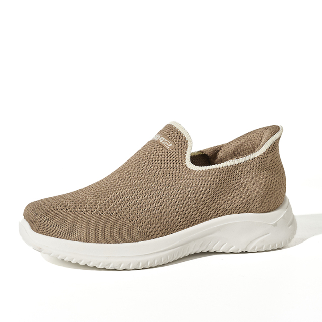 OEM ODM Trendy Women's Casual Spring Autumn Sporty Style Slip-On Comfortable Soft Mesh Running Couples Casual Walking Shoes