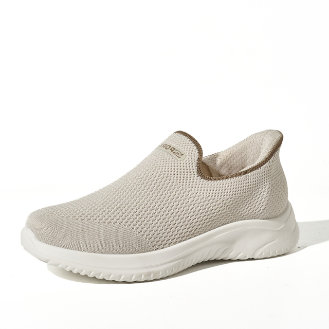 OEM ODM Trendy Women's Casual Spring Autumn Sporty Style Slip-On Comfortable Soft Mesh Running Couples Casual Walking Shoes