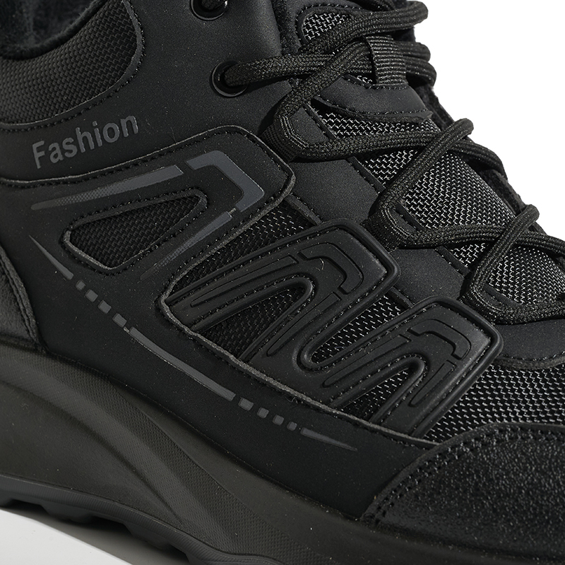BAIRUILUN Custom Men's Winter Hiking Snow Boots 38-46 Large Size Warm Winter Boots Anti-Slip Thick Sole Casual Outdoor Footwear