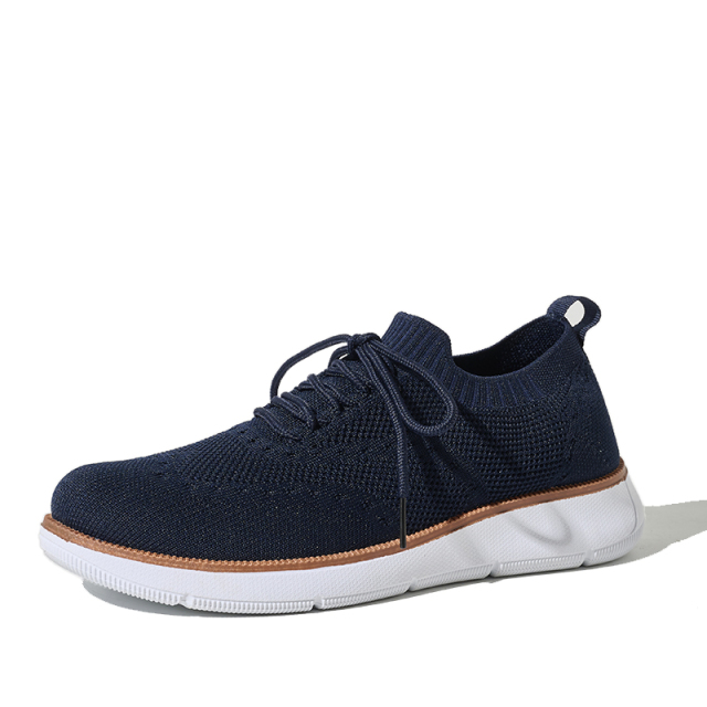 New Casual Design Breathable All Match Sports Men Shoes Soft PVC Outsole Lightweight Comfortable Men Casual Shoes