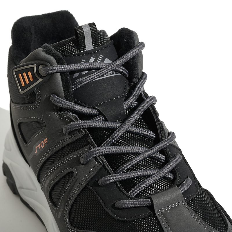 BAIRUILUN Men's Large Size Casual Sports Outdoor Hiking Boots Shoes Lightweight Comfortable Outdoor Shoes for Winter Sports