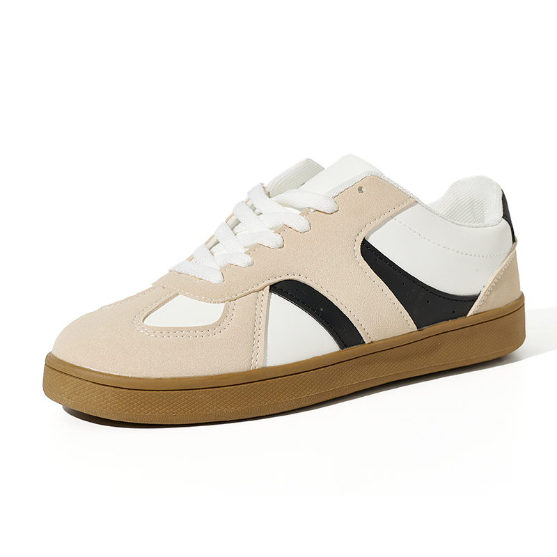 Bairuilun Women's Retro Fashion Sneakers Classic Casual Walking Shoes Breathable Fashion Trend Non Slip Comfort Skate Shoes