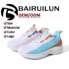 BAIRUILUN Cushioning Lighting Women's Sports Casual Shoes Breathable Mesh Fashion Soft Sole Shoes for Outdoor Travel