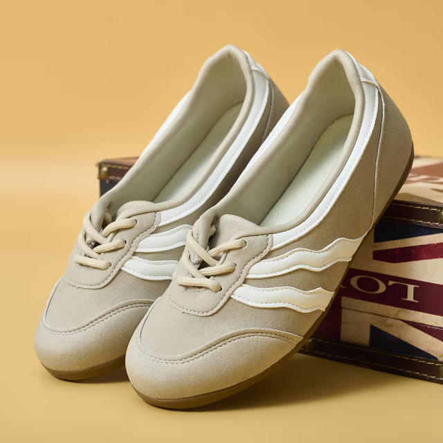 Bairuilun Women's Casual and Fashion Shoes Women Autumn New Style Breathable Soft with Thick Soled Anti-Slippery Hard-Wearing