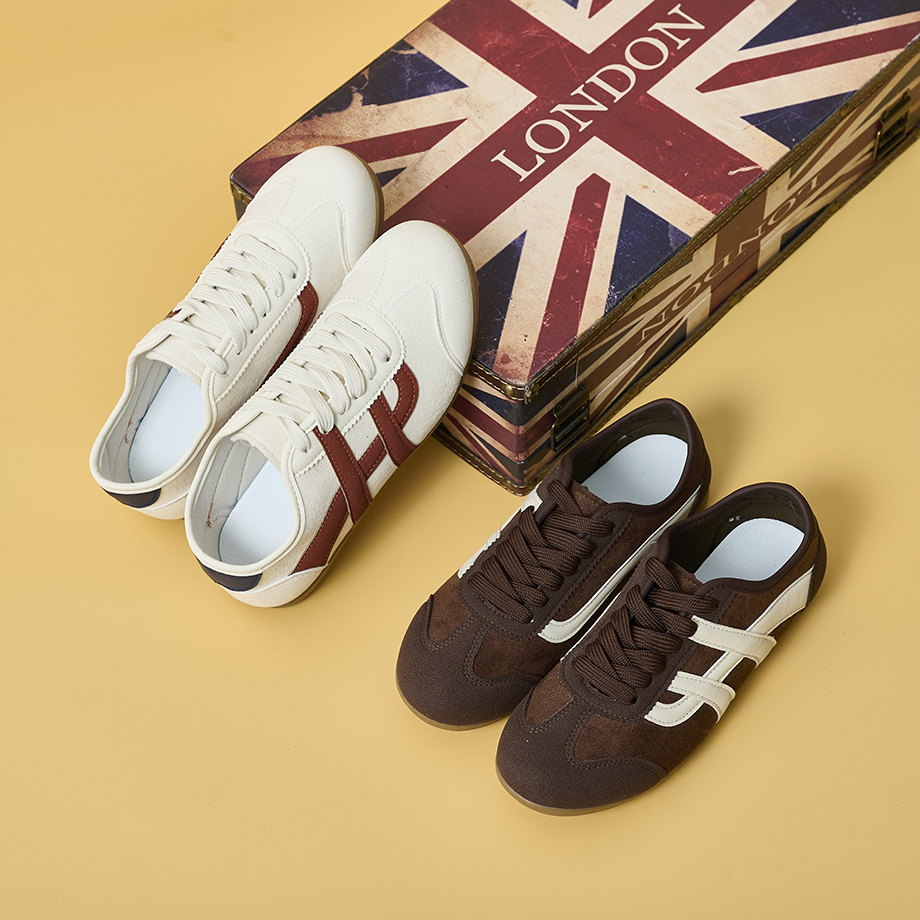 Custom Logo All-match Skateboard Sneakers New Design Women's Classic Retro New Comfortable Walking Shoes